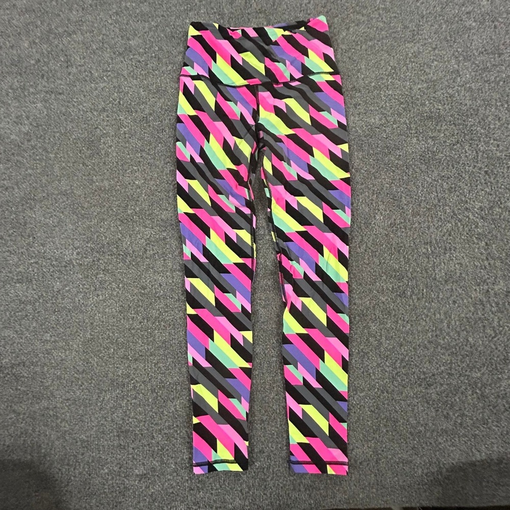 Victoria's Secret Leggings Womens Size S Multicolor Geometric Sport Yoga Stretch
